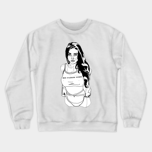 Lana Rhoades Crewneck Sweatshirt by LizzyM